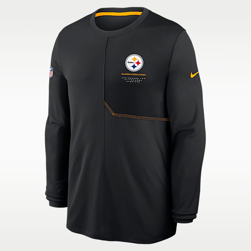 Pittsburgh Steelers Sideline Anorak Men's Nike NFL 1/2-Zip Hooded